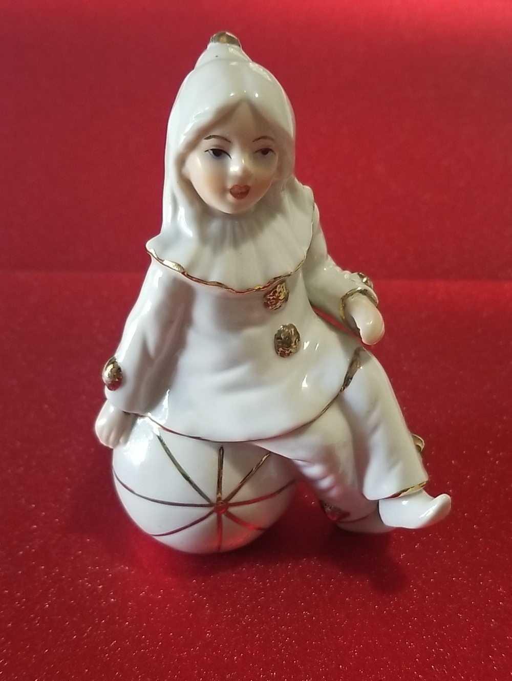 Vintage Porcelain Harlequin Figurine